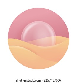 Collagen action icon - protective and moisturizing layer of skin. Cosmetics component pictogram for labeling