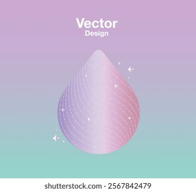 collagen beauty water drop pink color feminine exclusive luxurious classy art design template vector element decoration abstract editable banner cover pattern concept illustration twinkle shine glow
