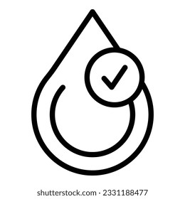 Kollagen-Creme-Symbol Umrandungsvektor. Hauthaare. Kosmetikgel