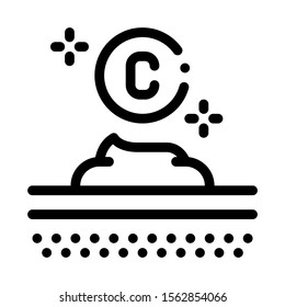 Collagen Cream Icon Vector. Outline Collagen Cream Sign. Isolated Contour Symbol Illustration