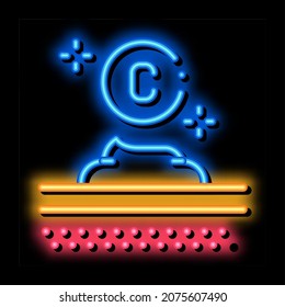 Collagen Cream neon light sign vector. Glowing bright icon Collagen Cream sign. transparent symbol illustration