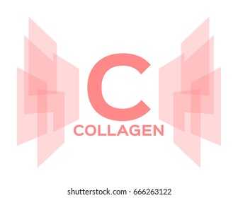 collagen icon vector