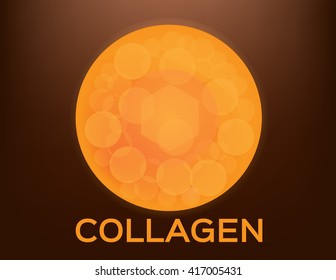 collagen logo , vector