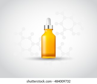 Collagen Serum Background Concept Skin Care Cosmetic