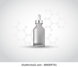 Collagen Serum Background Concept Skin Care Cosmetic