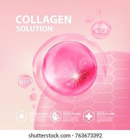 Collagen Serum Skin Care Cosmetic