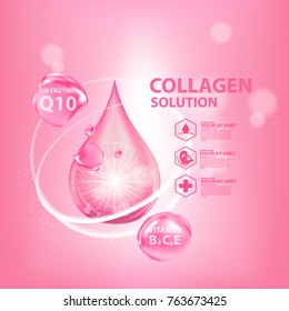 Collagen Serum Skin Care Cosmetic