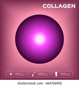collagen vector icon