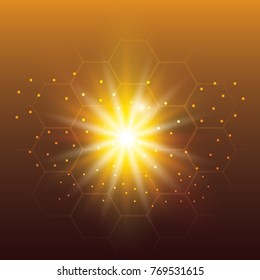 Collagen vitamin skin care serum vector illustration
