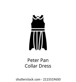 collar dress icon in vector. Logotype