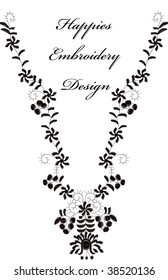 collar embroidery
