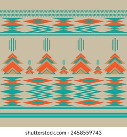 collar ethnic aztec tribal mix to cyberpunk pattern seamless background for fabric and textile,2d illustration