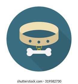 Collar icon. Flat vector related icon for web and mobile applications. It can be used as - logo, pictogram, icon, infographic element. Vector Illustration. 