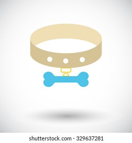 Collar icon. Flat vector related icon for web and mobile applications. It can be used as - logo, pictogram, icon, infographic element. Vector Illustration. 