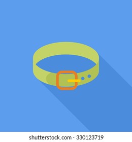 Collar icon. Flat vector related icon for web and mobile applications. It can be used as - logo, pictogram, icon, infographic element. Vector Illustration. 