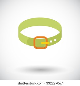 Collar icon. Flat vector related icon for web and mobile applications. It can be used as - logo, pictogram, icon, infographic element. Vector Illustration. 