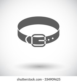 Collar icon. Flat vector related icon for web and mobile applications. It can be used as - logo, pictogram, icon, infographic element. Vector Illustration. 