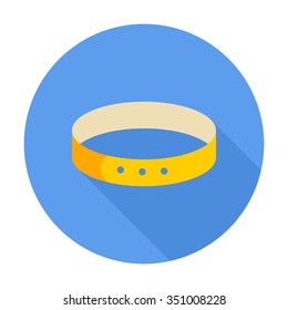 Collar icon. Flat vector related icon for web and mobile applications. It can be used as - logo, pictogram, icon, infographic element. Vector Illustration. 