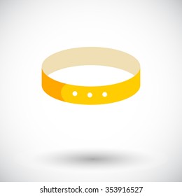 Collar icon. Flat vector related icon for web and mobile applications. It can be used as - logo, pictogram, icon, infographic element. Vector Illustration. 