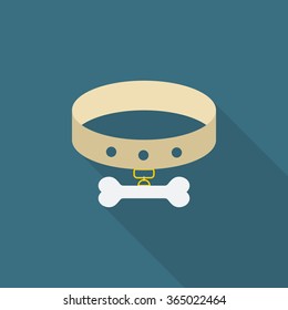 Collar icon. Flat vector related icon for web and mobile applications. It can be used as - logo, pictogram, icon, infographic element. Vector Illustration. 