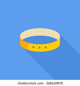Collar icon. Flat vector related icon for web and mobile applications. It can be used as - logo, pictogram, icon, infographic element. Vector Illustration. 
