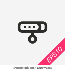 Collar icon isolated on background. Pet symbol modern, simple, vector, icon for website design, mobile app, ui. Vector Illustration