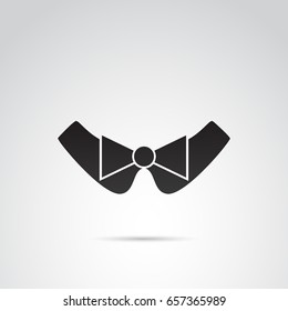Collar icon isolated on white background. Vector art.