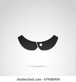 Collar icon isolated on white background. Vector art.