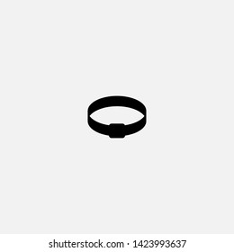 collar icon sign signifier vector