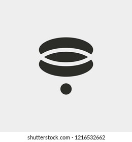 Collar Icon in trendy flat style. Modern symbol for web logo app UI vector