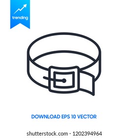 Collar icon vector.