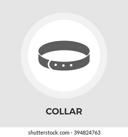 Collar icon vector. Flat icon isolated on the white background. Editable EPS file. Vector illustration.