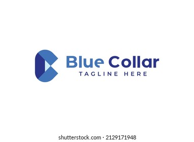 Collar con la letra B Concepto de logotipo
