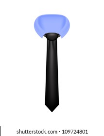 Collar of shirt and tie