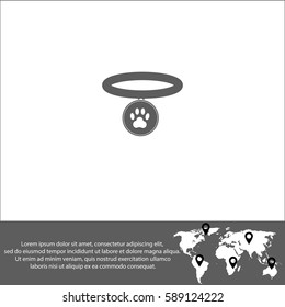 Collar vector  icon.