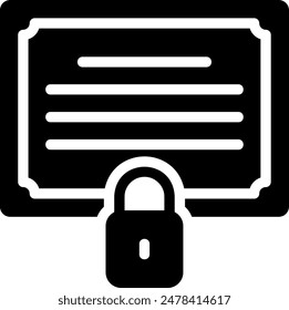 collateral glyph icon illustration vector