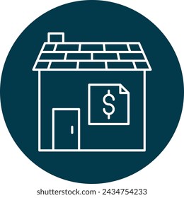 Collateral Vector Line Circle Icon Design