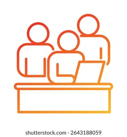 Elemento de ícone de colega para design