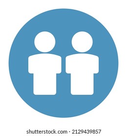Colleague Vector icon which is suitable for commercial work and easily modify or edit it

