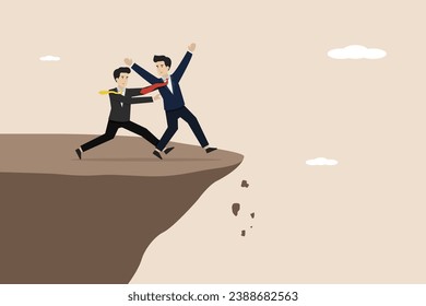 Colleagues' careers plummet, work team's burden, problems within the team, cause of business failure, leaders push coworkers into the abyss.
