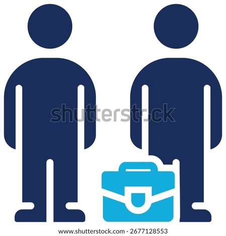 Colleagues Icon Element For Design