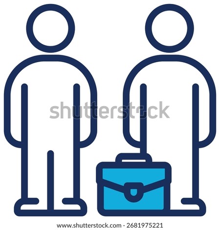 Colleagues Icon Element For Design