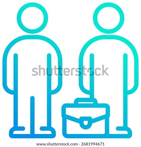 Colleagues Icon Element For Design