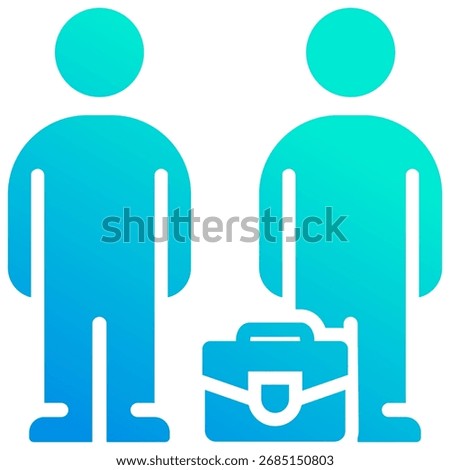 Colleagues Icon Element For Design