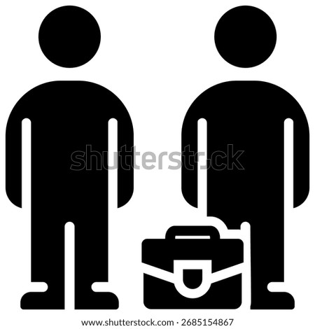 Colleagues Icon Element For Design
