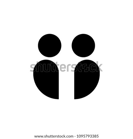 Colleagues icon. Element of web icon for mobile concept and web apps. Isolated Colleagues icon can be used for web and mobile. Premium icon on white background