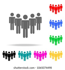 Colleagues icon. Elements of teamwork multi colored icons. Premium quality graphic design icon. Simple icon for websites, web design, mobile app, info graphics on white background
