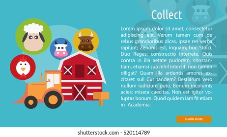 Collect Conceptual Banner
