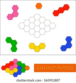 Collect the correct sequence of colorful elements
