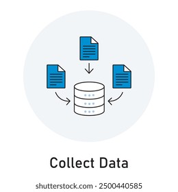 Collect Data icon, Innovative Methods to Collect and Analyze Data, Best Practices for Data Collection and Management, Effective Techniques to Collect Data for Research and Analysis icon